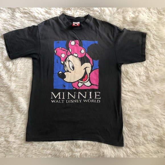 Vintage Minnie Mouse Disney World T-Shirt Size Large - Picture 1 of 7
